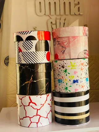 Pattern hot air balloon box 6"