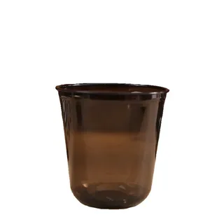 U-shape black cup without cover