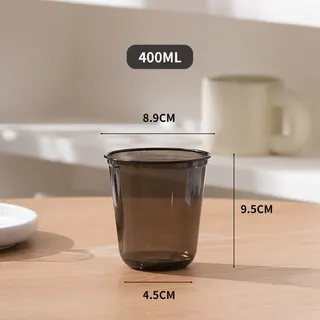 U-shape black cup without cover