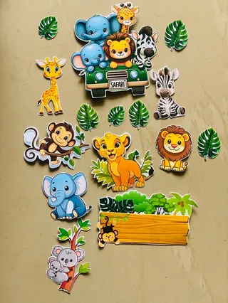 Carton character toppers (boy theme?