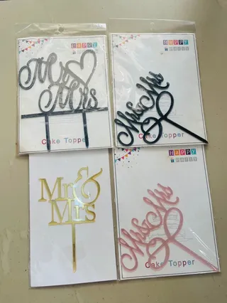 Mr& Mrs topper