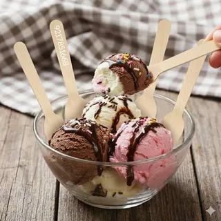 Wooden fork/spoon