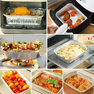 Liters foil plates with transparent cover