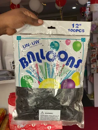 12” latex balloon