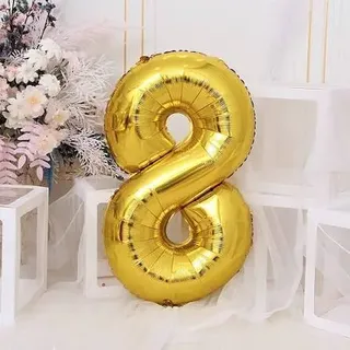 Number foil balloon