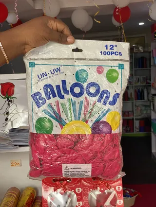 12” latex balloon