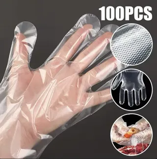 Disposable nylon gloves