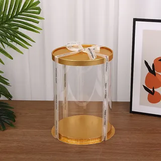 PVC Round transparent box