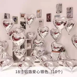 ❤️ shape 18" foil balloon