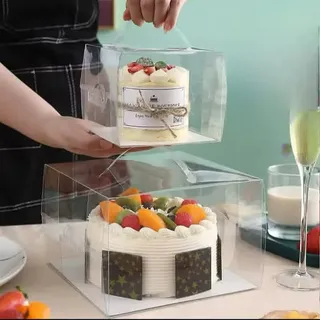 Transparent square box