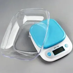 Electronic digital 5kg scale with bowl