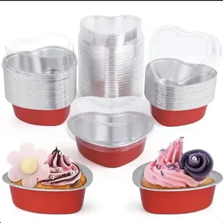 Love shape 100ml foil remekins
