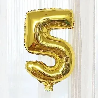 Number foil balloon