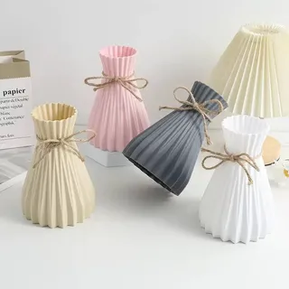 Jute flower vase