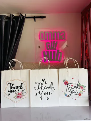 Thank you craft gift bag