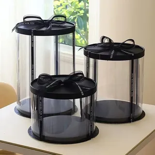PVC Round transparent box