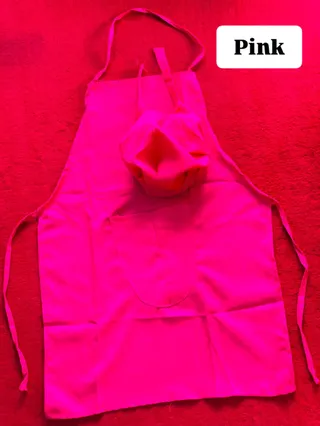 Plain Apron with cap