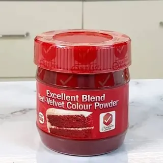 Excellent blend Red-velvet colour powder