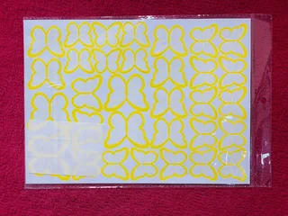 Double design 3D butterflies