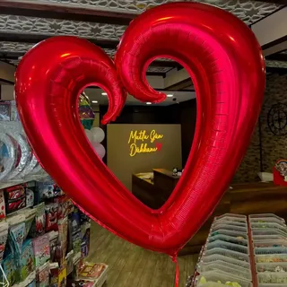Love shape 40inches foil balloon
