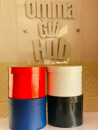 7" hot air balloon box round