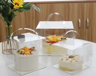 Transparent square box