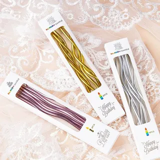 Twisted packed candle
