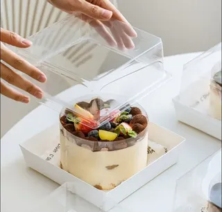 Square 7" cake/dessert box