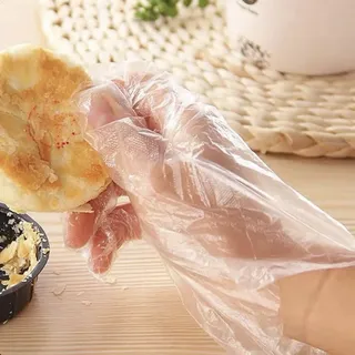 Disposable nylon gloves