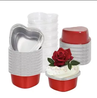 Love shape 100ml foil remekins