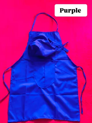 Plain Apron with cap
