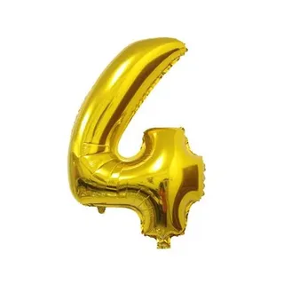 Number foil balloon