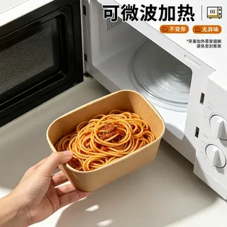 Kraft plates with transparent cover
