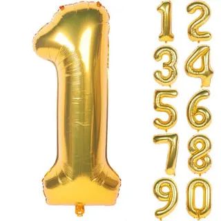 Number foil balloon