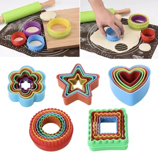Plastic cookie cutter
