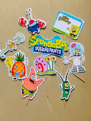 Carton character toppers (boy theme?