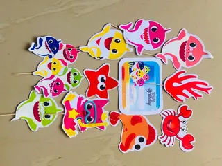 Carton character toppers (boy theme?