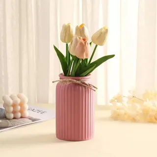 Strip flower vase