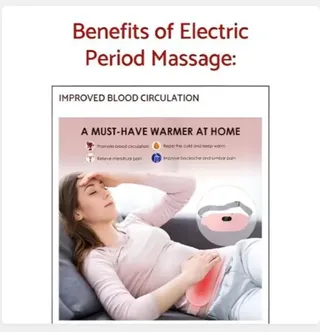 Menstrual rechargeable hot belt