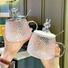Iceberg mug with spoon