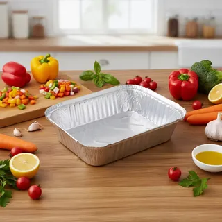 Foil plates without cover