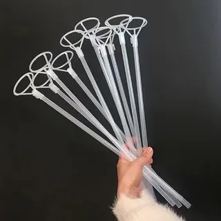 Straw/Cap balloon holder
