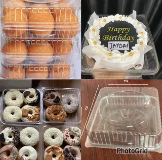 Square cake/dessert pack
