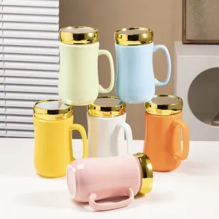 Color mugs with mirror cover