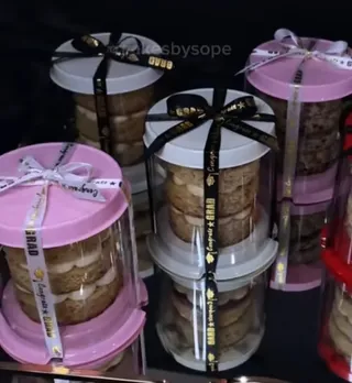 Mini PVC cake box