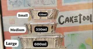 Foil plates with transparent cover