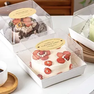 Square 7" cake/dessert box