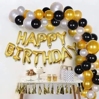 Happy birthday foil balloon