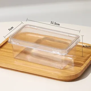 Transparent dessert tube bowl
