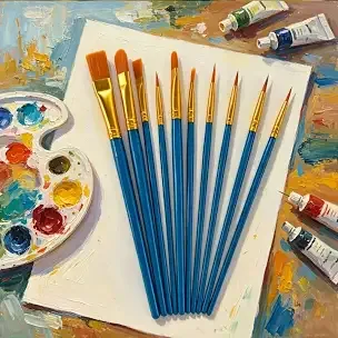 Artist paint brush